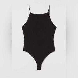 H&M+ Ribbed thong bodysuit